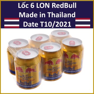 Lốc 6 Lon Nước Tăng Lực Red Bull Made In Thailand Lon 250ml Nước Tăng Lực Coopmart Co
