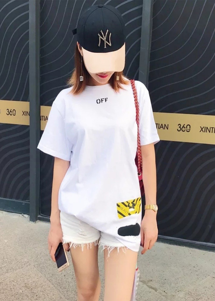 [HCM]Áo thun OFF-WHITE HEAVY Xịt Sơn Unisex
