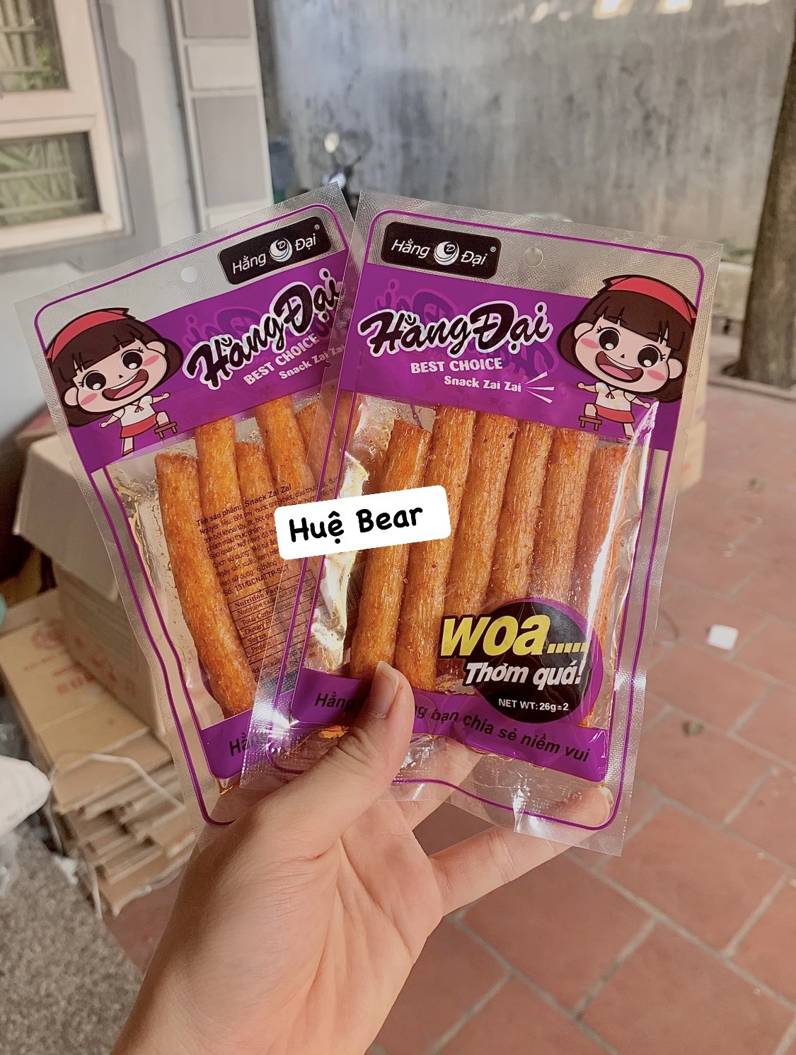 Bịch 10goi snack hằng đại zai zai