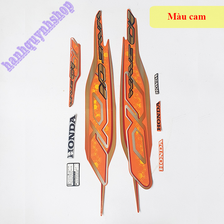 Tem Wave Alpha 110 đời 2019 – 2021 3 lớp chống nước