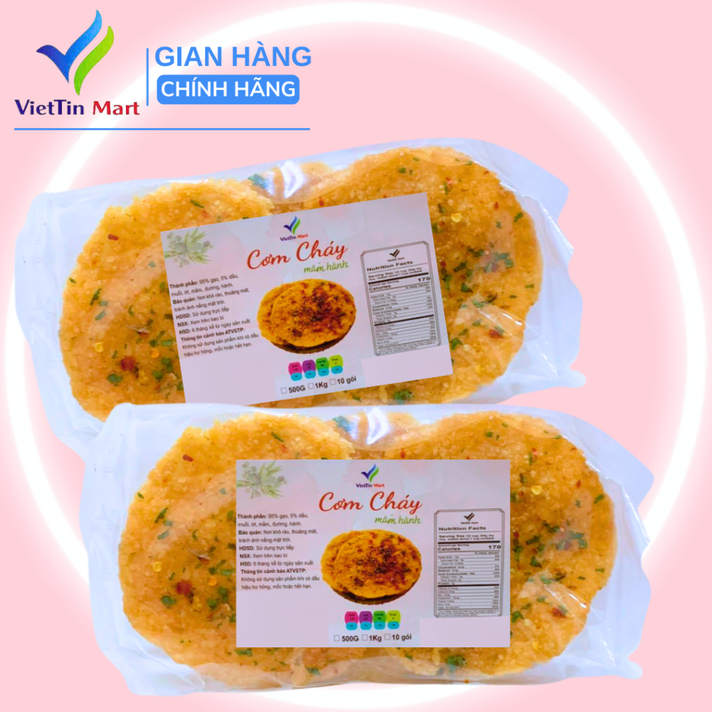 Combo 35 gói cơm cháy chiên mắm ớt - Viettin Mart