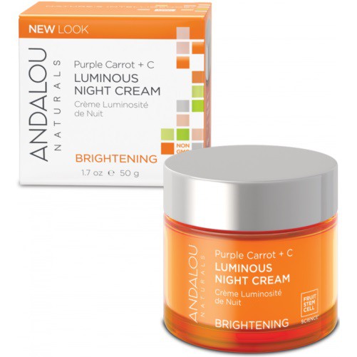 Kem dưỡng Purple Carrot + C Luminous Night Cream Andalou Naturals