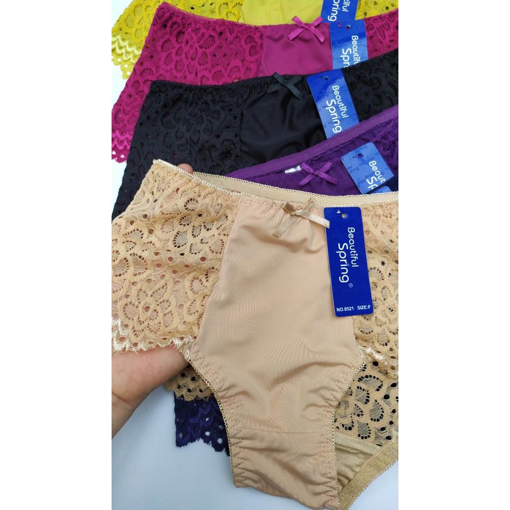 SET 5 Quần Lót Nữ Pha Ren Cao Cấp [115A125]