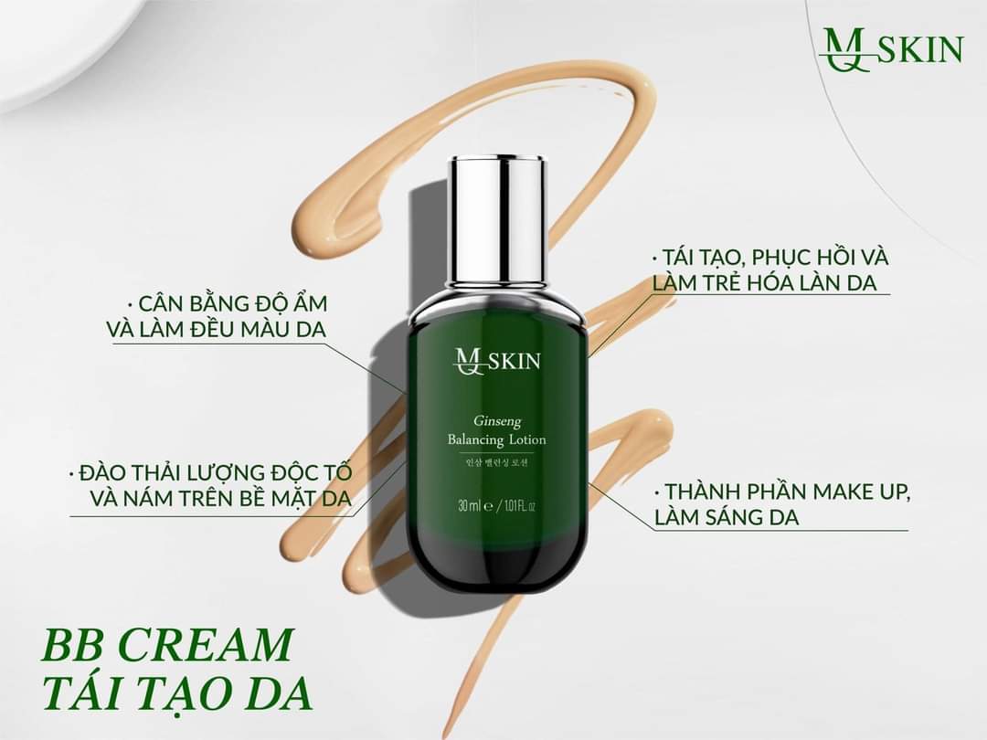 Combo Thay Da BB Cream Và Bột Rửa Mặt Mq Skin