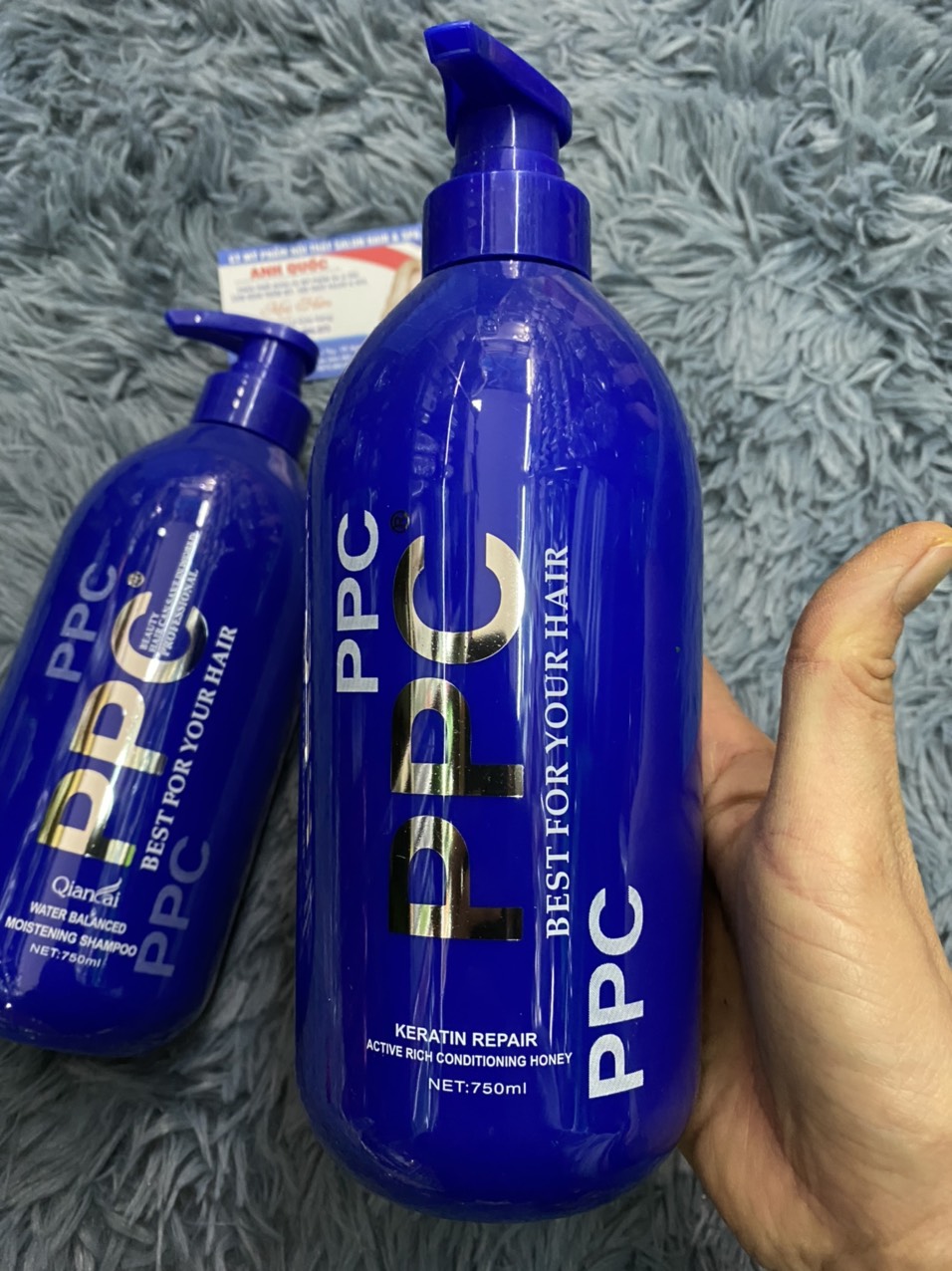 Dầu xả phục hồi hư tổn ppc xanh