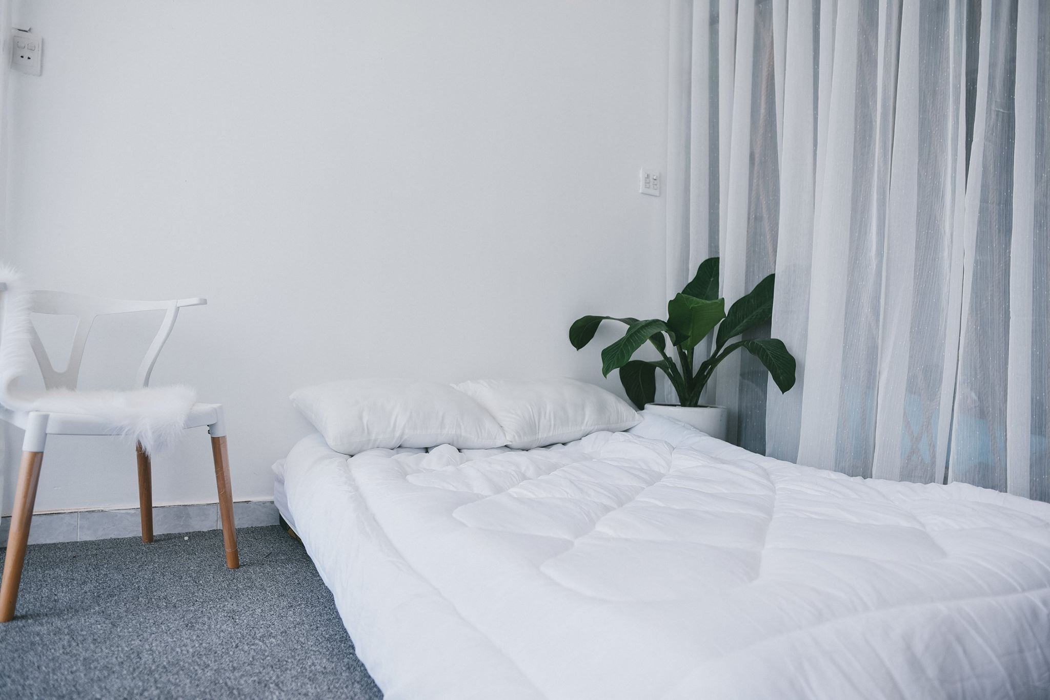 Ruột mền chần gòn lụa micro loại dày 200 x 220 cm
