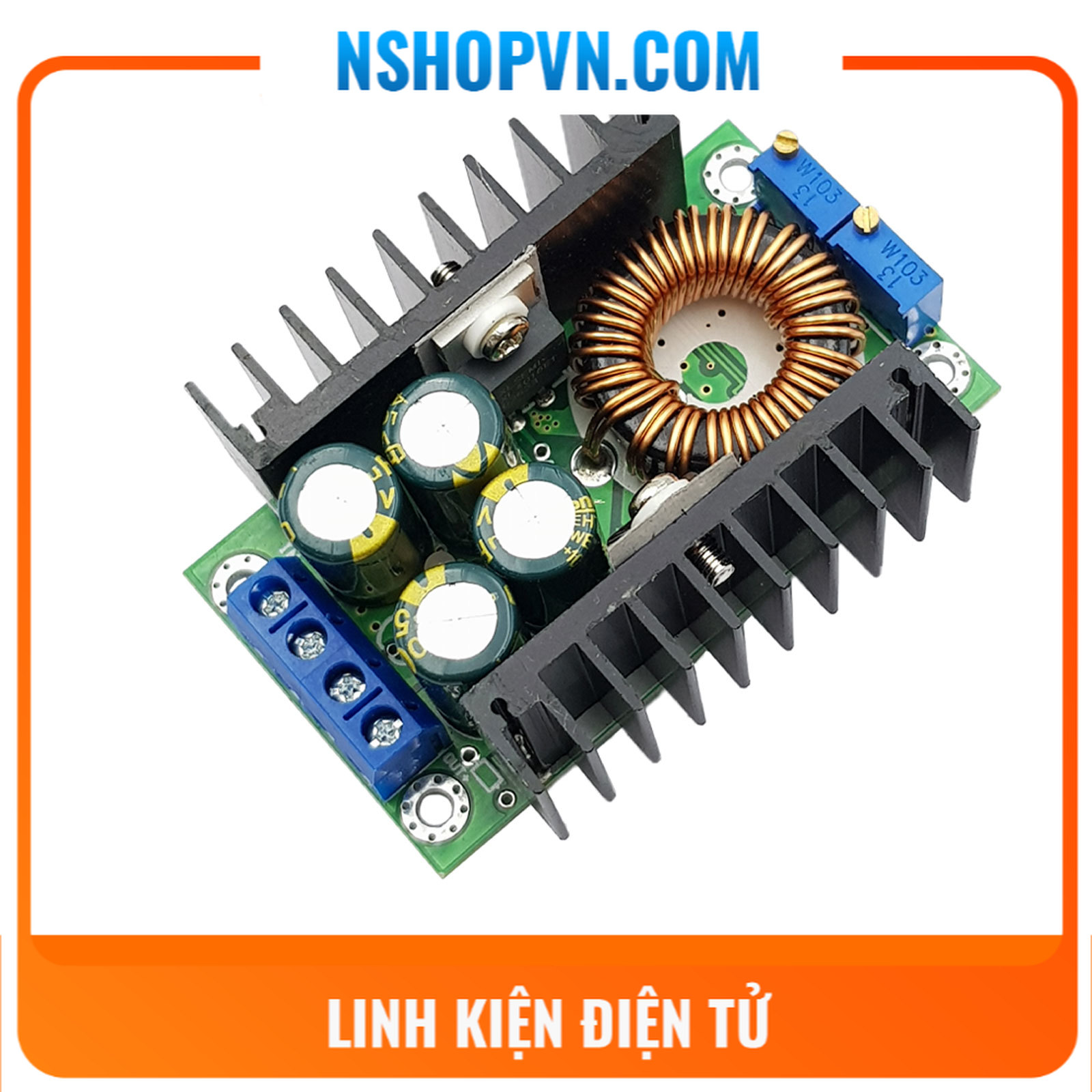 Mạch giảm áp dc 4.5-30v 12a