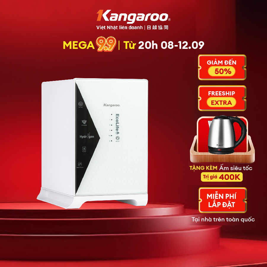 [Trả góp 0%]Máy lọc nước Kangaroo Hydrogen KG100HU