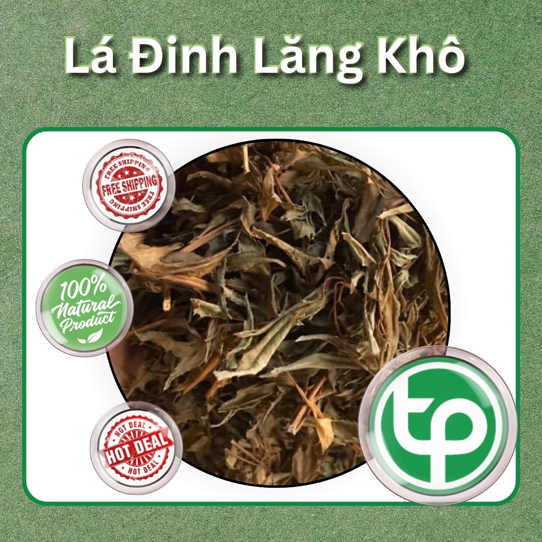 Lá đinh lăng khô 500g - Hỗ trợ tốt cho sức khỏe của người sử dụng - Hàng công ty giá tốt với chất lượng cao - Thảo Dược Tấn Phát