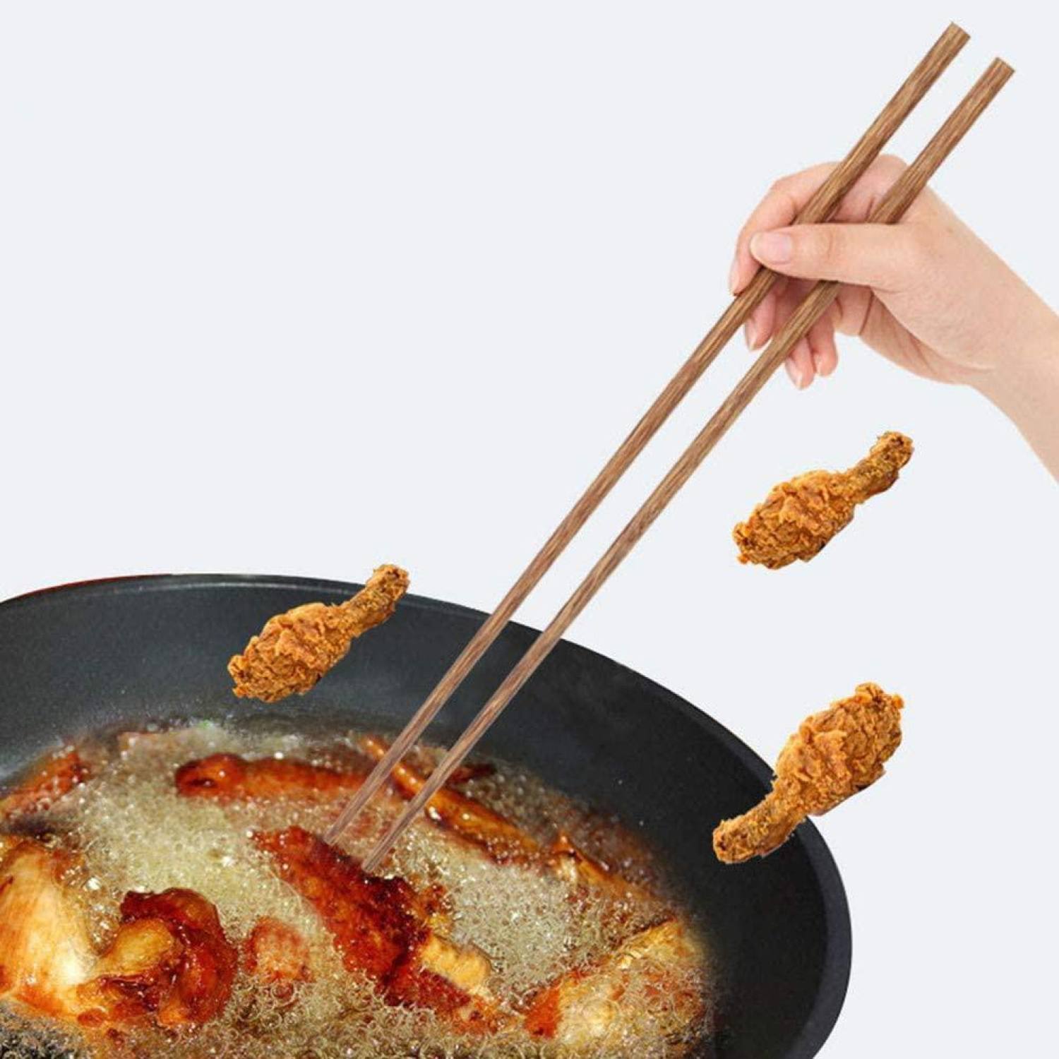 Đôi đũa tre dài 38cm chiên xào chống văng