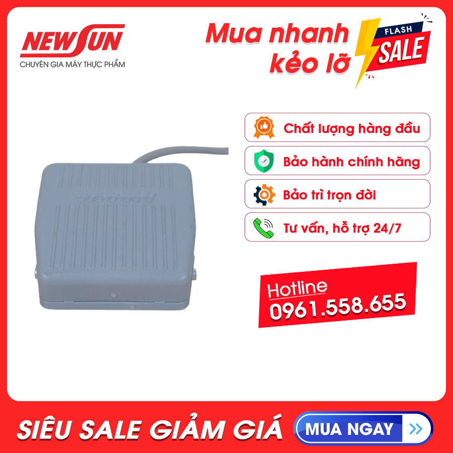 Bàn đạp máy đùn xúc xích NEWSUN
