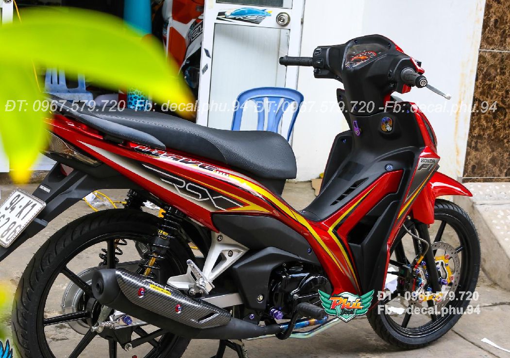 Tem rời Wave RSX  Fi đỏ đen (P)