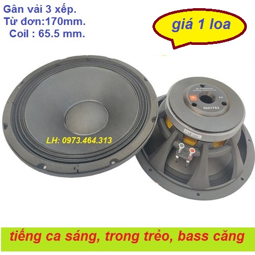 Loa bass 30 jbl nhập khẩu chính hãng từ 170 coil 66 - giá 1 chiếc
