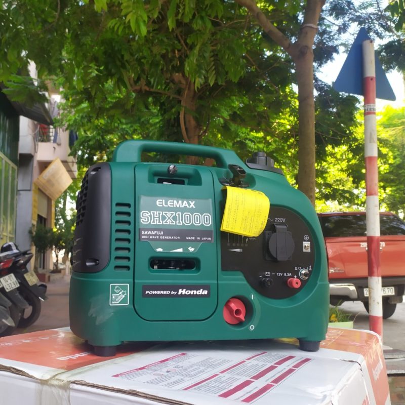 Máy Phát Điện Mini Chạy Xăng 1KVA Elemax SHX1000