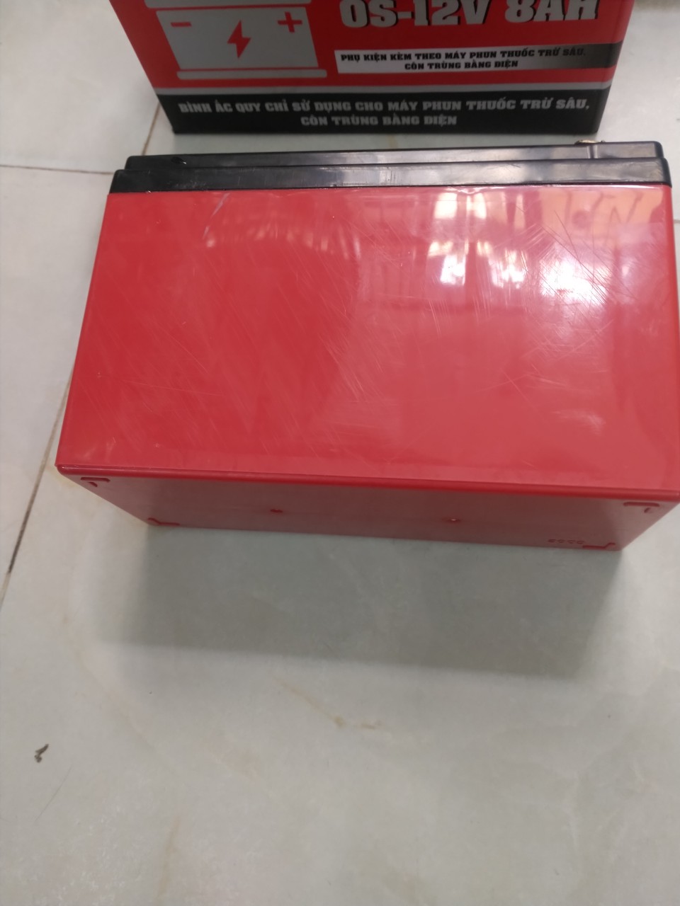 Bình Acquy Oshima 12V-8AH (Bình Acquy khô chuyên dùng cho bình xịt điện...)