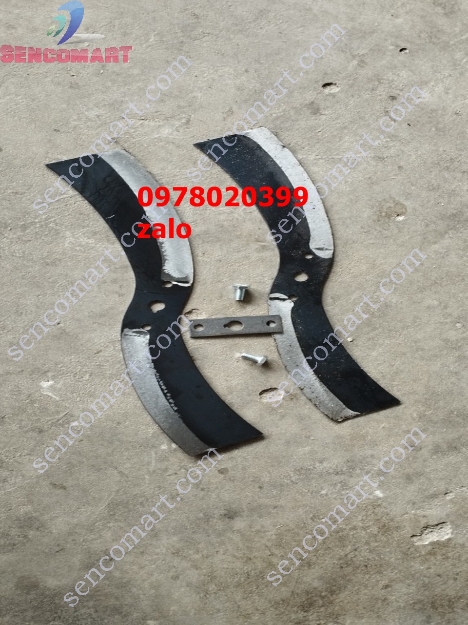Dao 50cm cos 16mm lắp máy băm cỏ đa năng