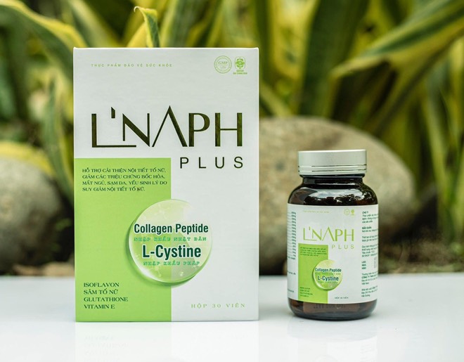 Viên Uống L’naph Plus - Cân Bằng Nội Tiết Tố, Giảm Nám, Sáng Da Hồng Hào