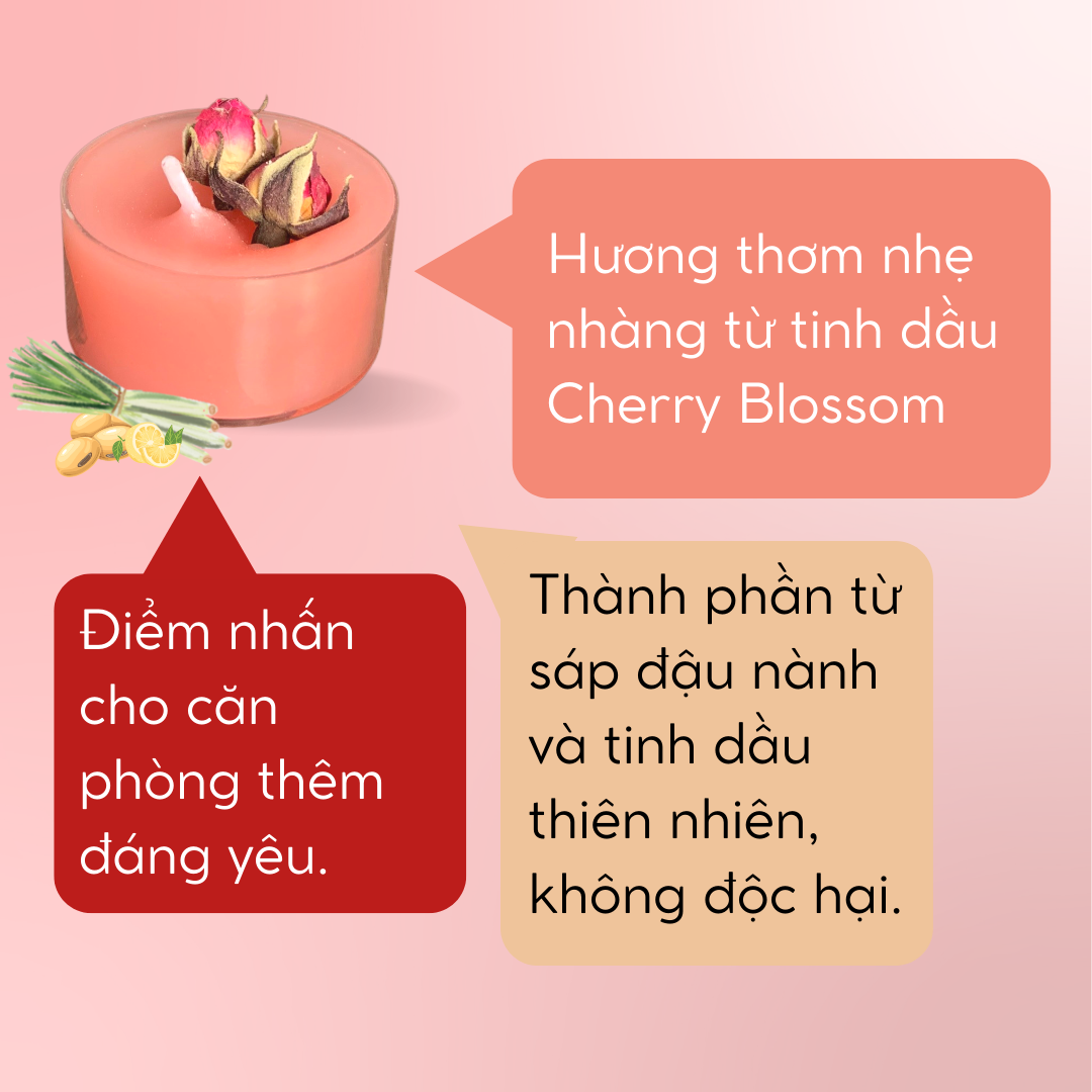 RUBY CANDLE [Labbi] Nến trang trí / Candle