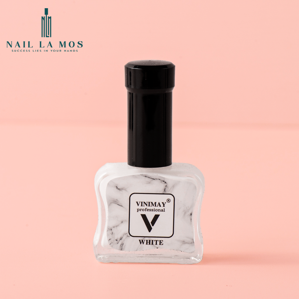 Cồn loang trắng đen Vinimay chính hãng - loang cồn trang trí móng tay nghệ thuật 15ml