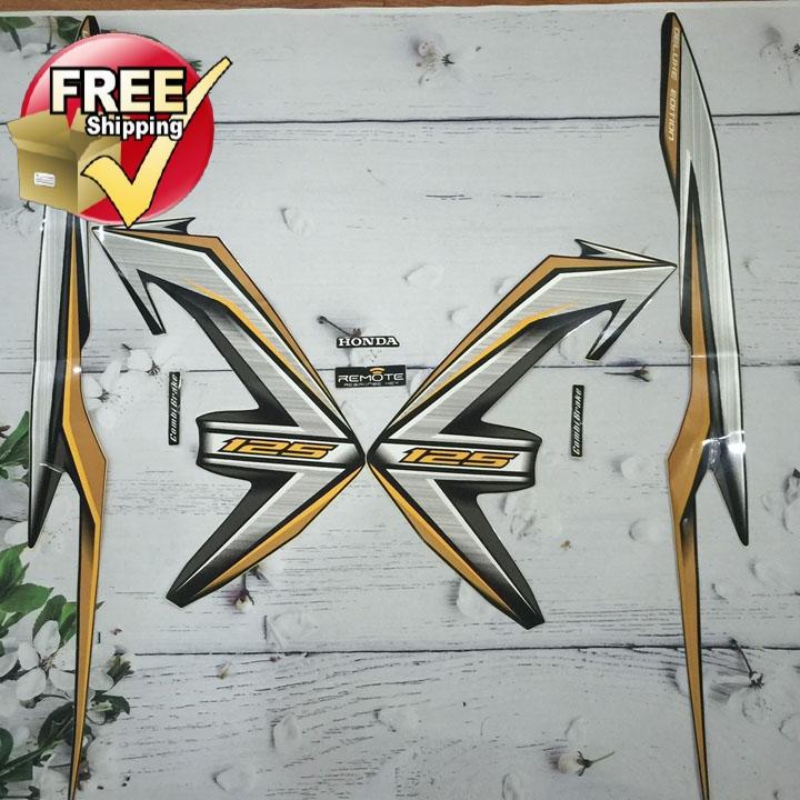 [NHANH TAY MIỄN SHIP] Tem dán xe máy Airblade 125 màu VÀNG đời 2013-2014