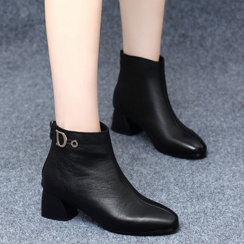 BOOT NỮ CỔ THẤP ĐẾ 5P SIÊU NHẸ VÀ ÊM