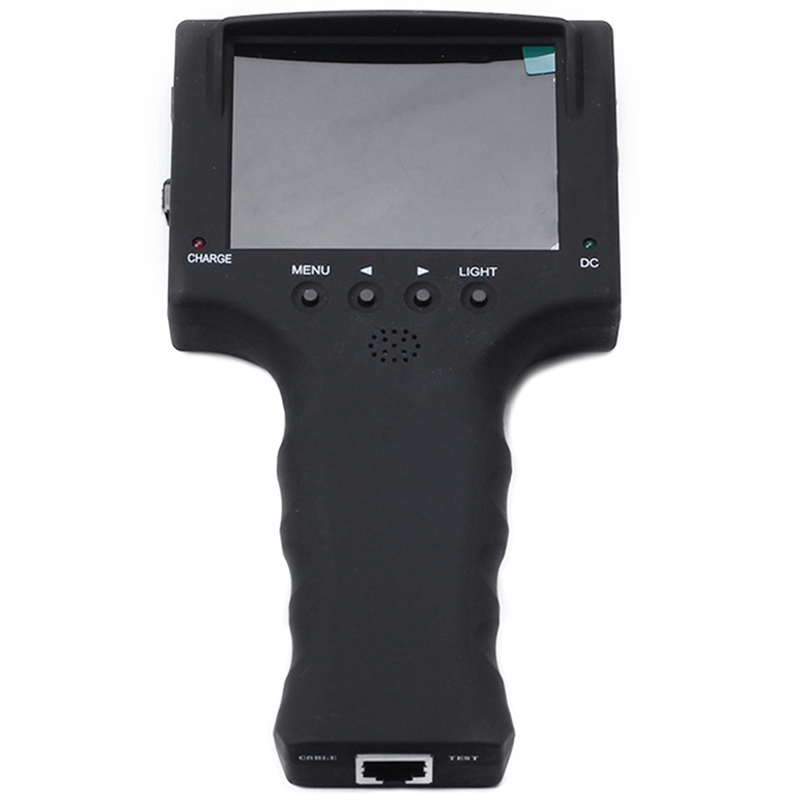 3.5จอแอลซีดีที่มีการตอบสนองสูง Monitor Test กล้องรักษาความปลอดภัย CCTV อุปกรณ์ทดสอบกล้อง12V Rj45