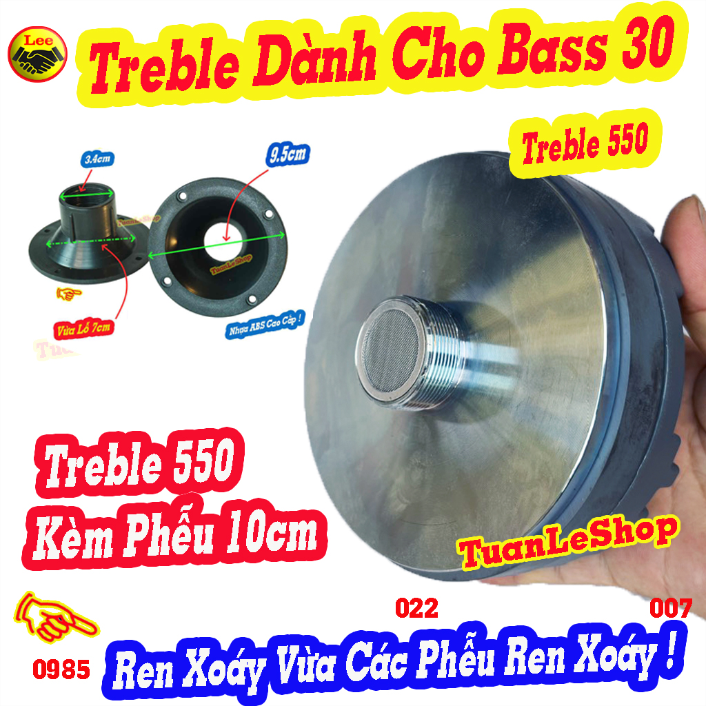 Treble 550 jb ren xoáy dành cho bass 30 - loa trep kèn – treble dành cho loa bass 30 – tặng tụ