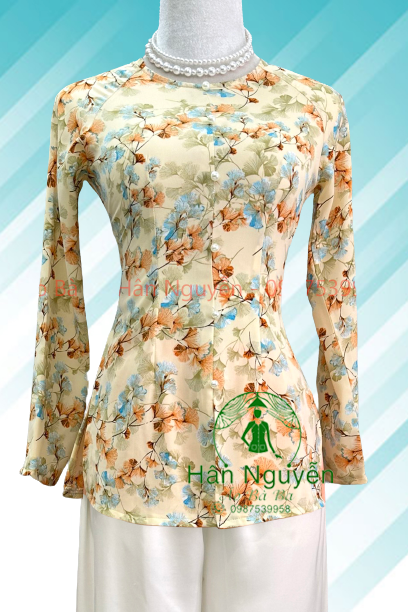 ÁO BÀ BA DÂY KÉO HOA GIÓ + QUẦN
