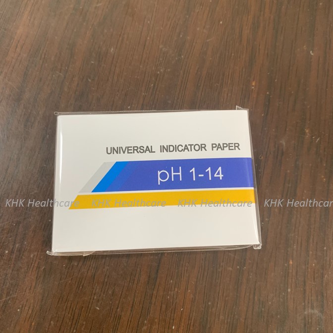Giấy Quỳ Tím Đo Độ pH theo thang màu từ 1-14 (xấp 80 tờ)