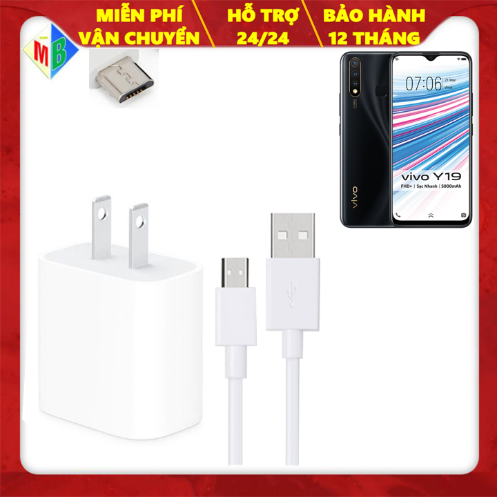Bộ sạc nhanh cho vivo y19 chui micro usb