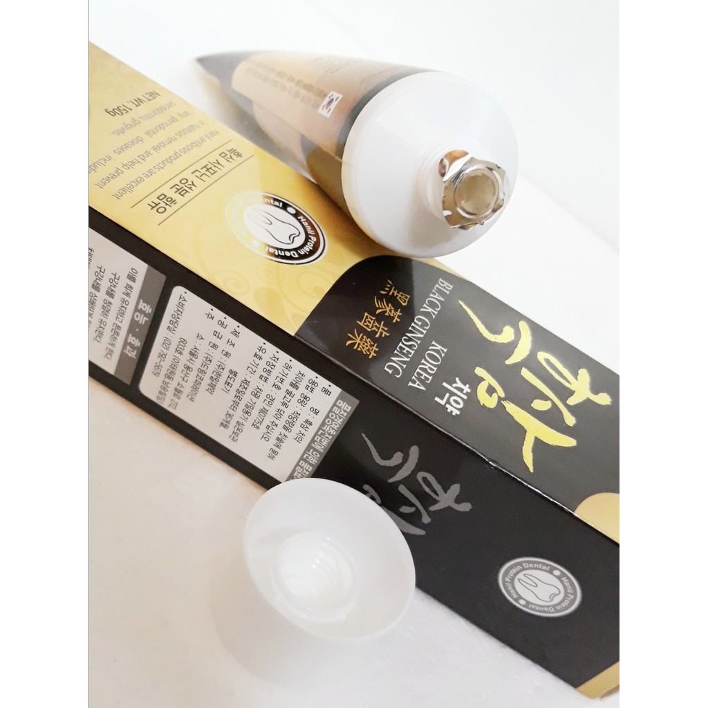Kem Đánh Răng Hắc Sâm Nano Hàn Quốc 150g