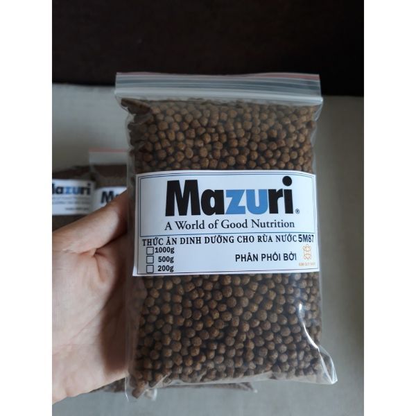 Thức ăn Mazuri 5M87 dành cho rùa nước (500gr)