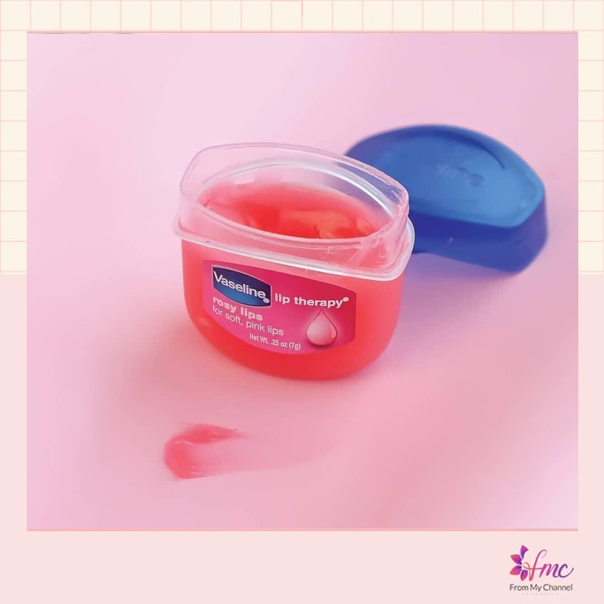 [MUA 1 TẶNG 1] Sáp Dưỡng Môi Mềm Mịn Vaseline Lip Therapy Original/ Rosy Lips/ Original Creme Brulee (7g) + Tặng 1 túi chườm giảm đau bụng