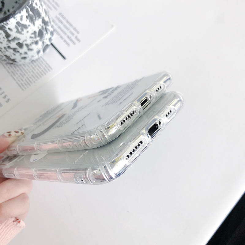 Ốp Lưng Silicon Chống Sốc Off White