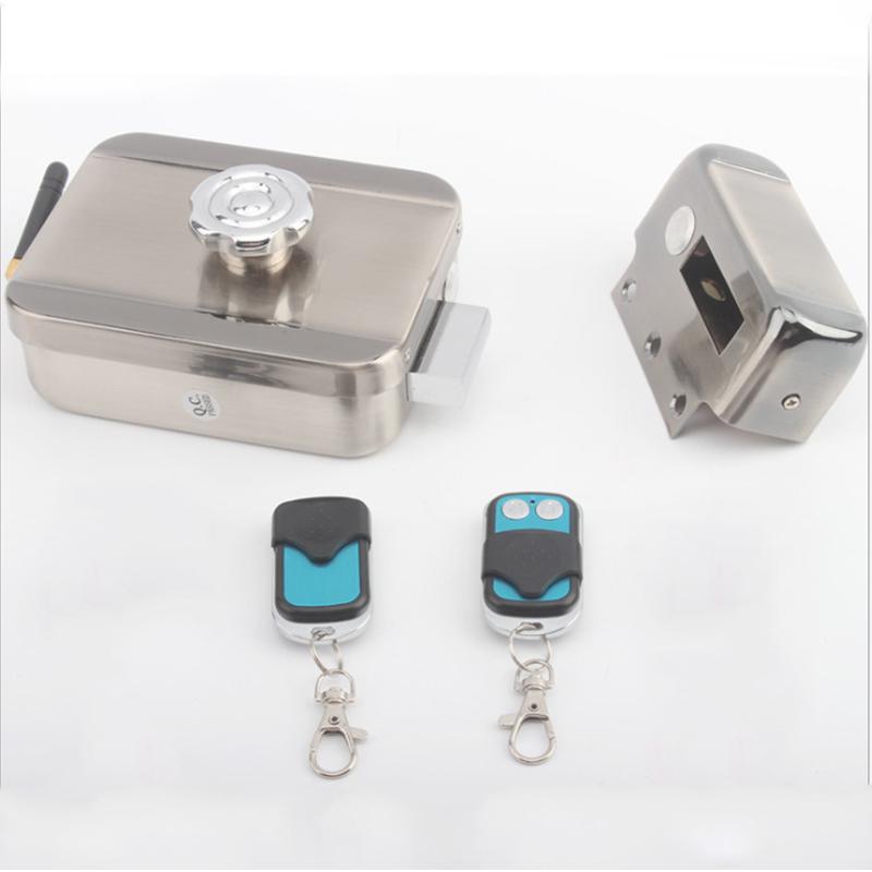 Khóa điện từ không dây R02 điều khiển từ xa kèm 2 remote 433MHz