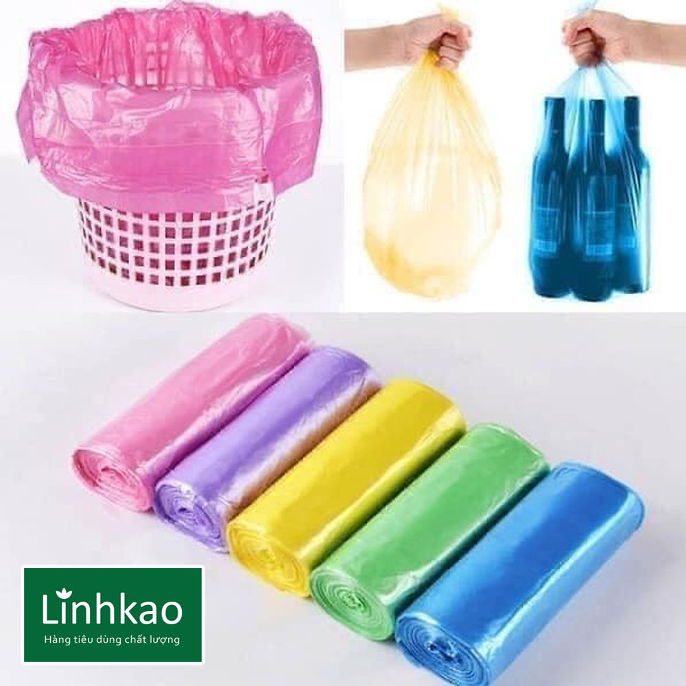 COMBO 5 TÚI RÁC TỰ PHÂN HUỶ - 5 CUỘN/TÚI
