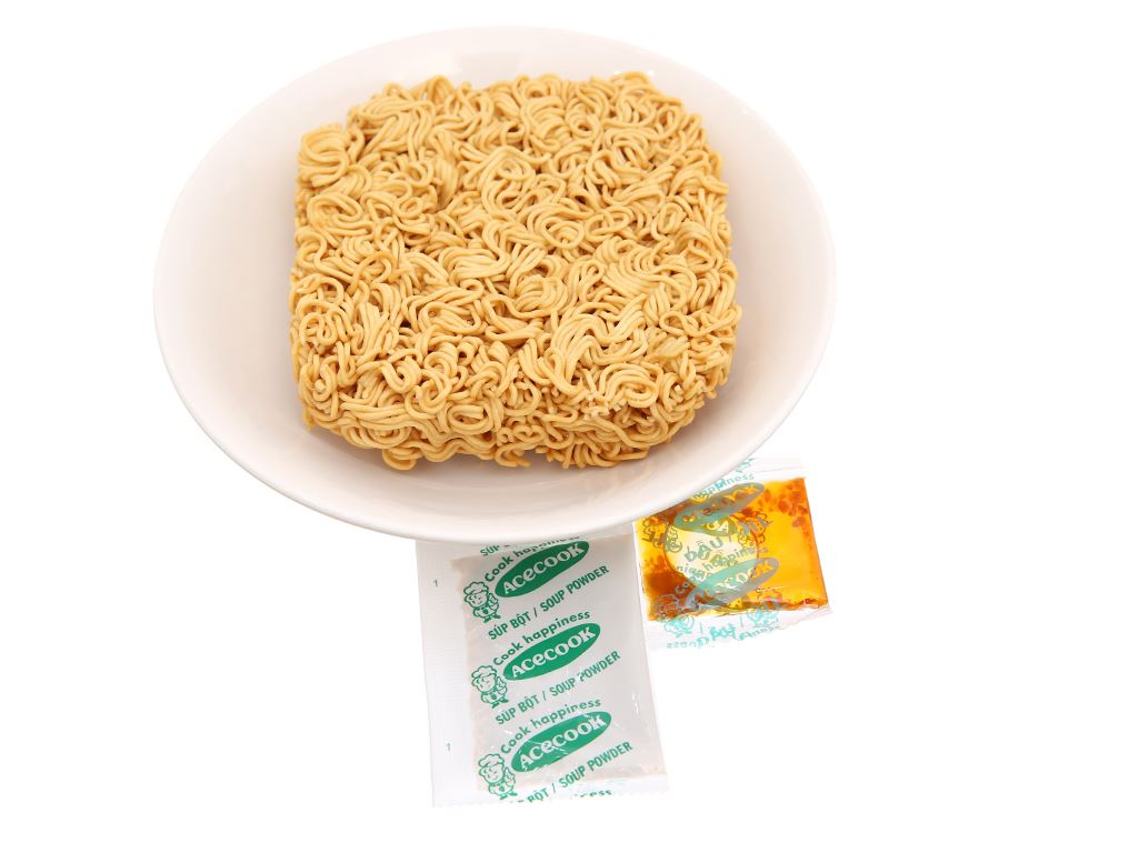 Gói Mì Ăn Liền Hảo Hảo Sườn Heo Tỏi Phi 75g