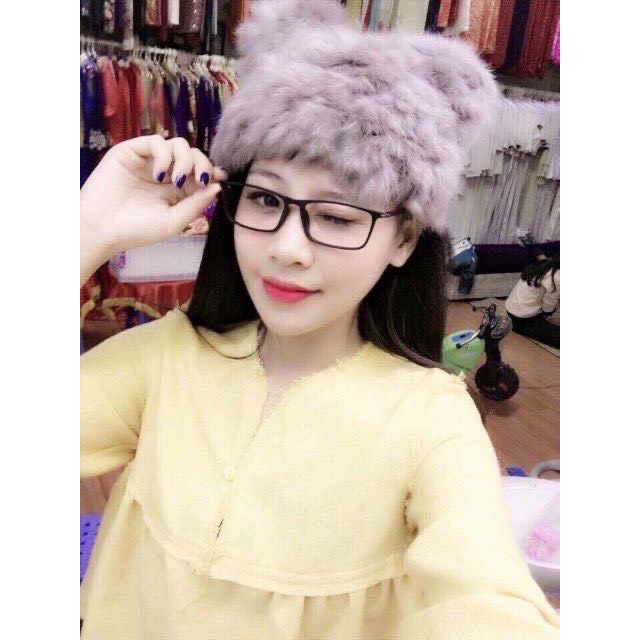 Mắt kính thời trang unisex Ah154 gọng giả cận dẻo tata nam nữ đẹp