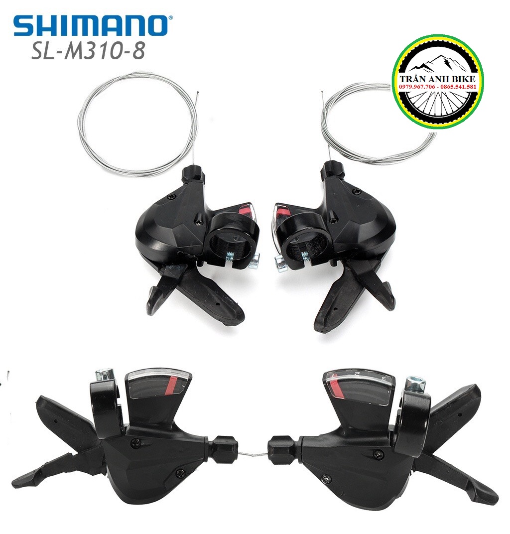 Tay đề xe đạp shimano sl m310-8 3x8 speed