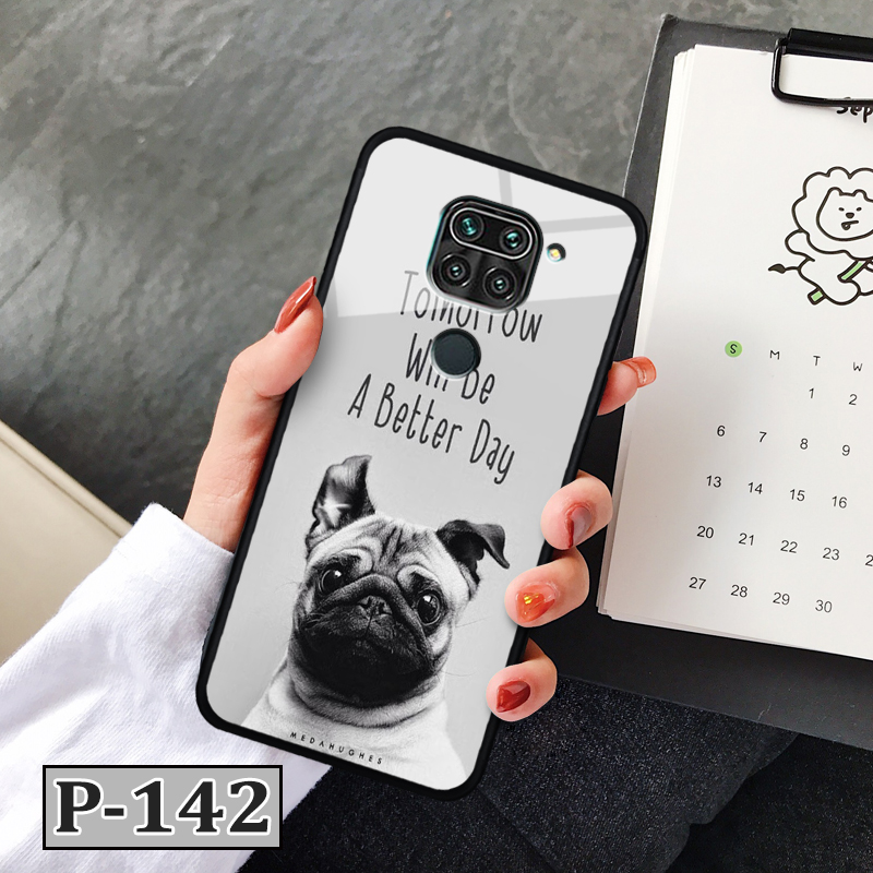 Ốp điện thoại XIAOMI REDMI NOTE 9 - lưng kính in hình 3D