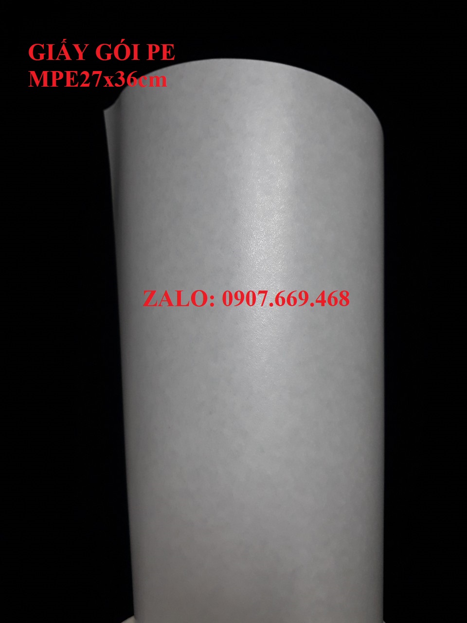 giấy gói tráng PE dùng gói thịt sống ( 500 tờ size 27x36cm )