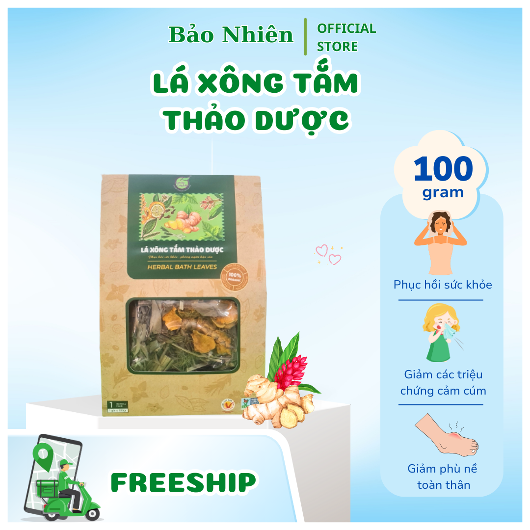 Lá Xông Tắm Thảo Dược Cung đình