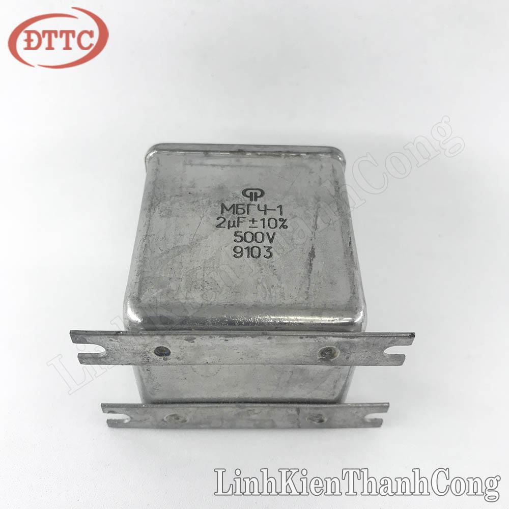 Tụ Nga 2uF 500V
