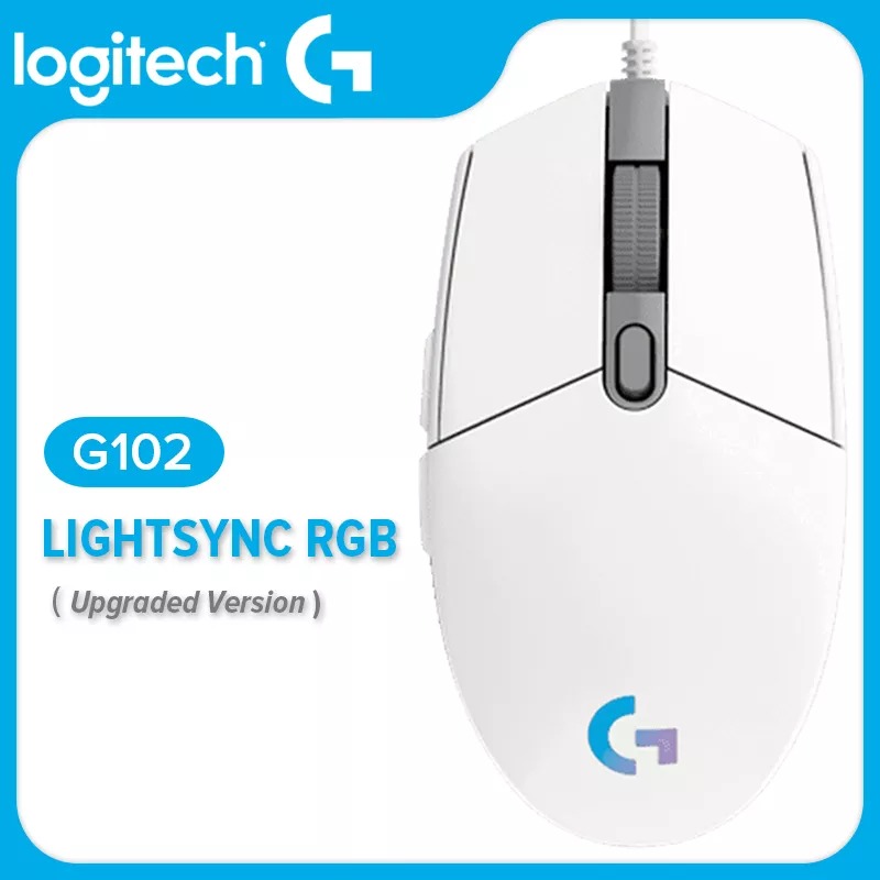 ( Chính Hãng Logitech )  Chuột Có Dây Logitech G102 Prodigy RGB LED - 8000DPI Bảo Hành 12 Tháng.