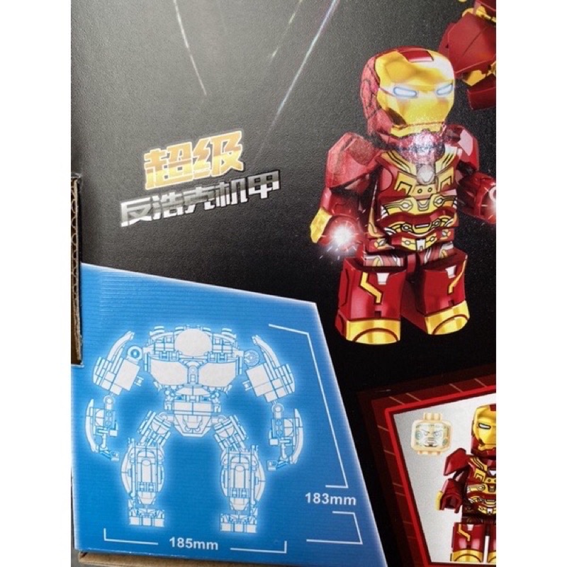 Lego - LY 76015 Avengers ( Đồ Chơi Xếp Hình Chiến Giáp Hulk Buster 650 Mảnh )
