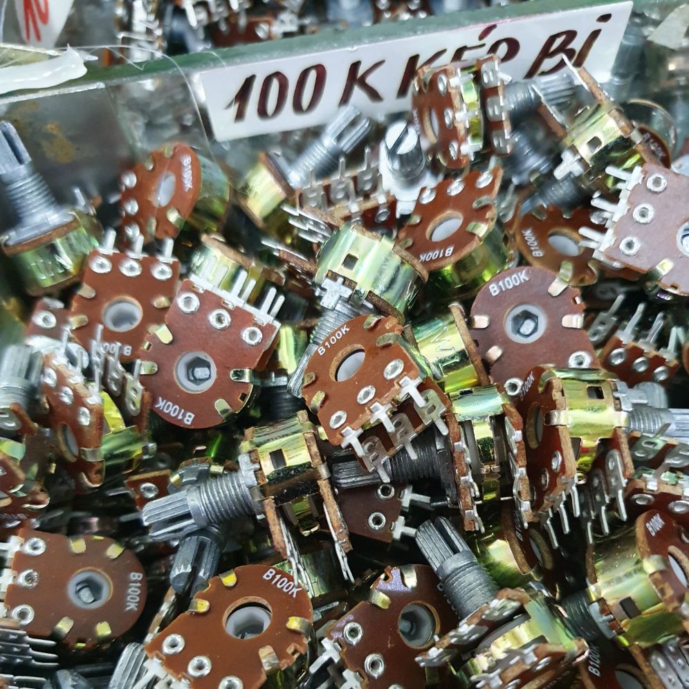 Chiết áp 100k kép bi giá bán 10 chiếc