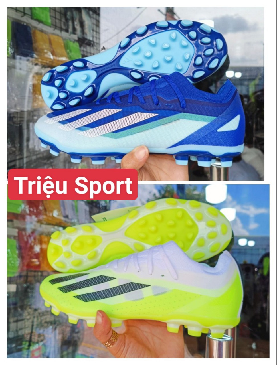 giày đá bóng X Crazyfast.1 AG tặng +tất+hộp