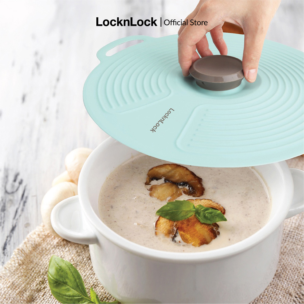 Nắp nồi bằng silicone Lock&Lock - Màu mint - CKT431MIT