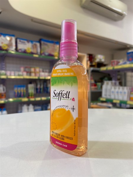 Xịt chống muỗi Soffell hương Cam 80ml