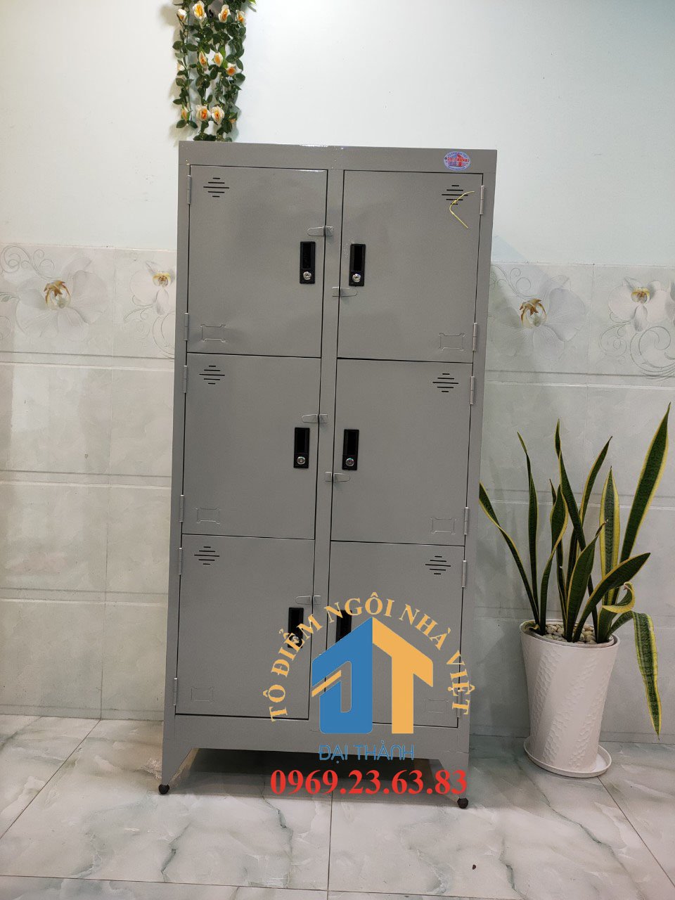 Tủ hồ sơ văn phòng 6 cửa cao 1m8 ĐẠI THÀNH